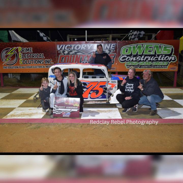 Chase Singletary Wins Saturdays Legends Feature At County Line Raceway