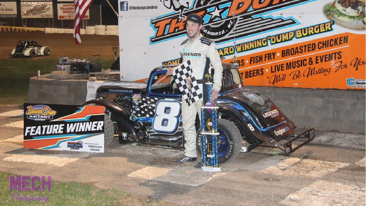 Michael Weber Wins Saturday in Wisconsin Legends Racing Dirt Series ...