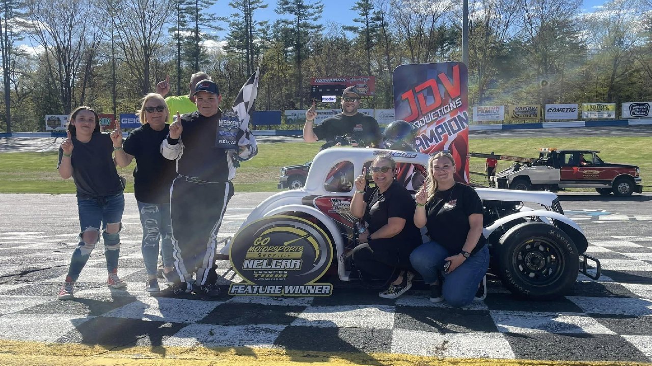 Ty LeClerc Victorious in NELCAR Competition Saturday at Monadnock Speedway