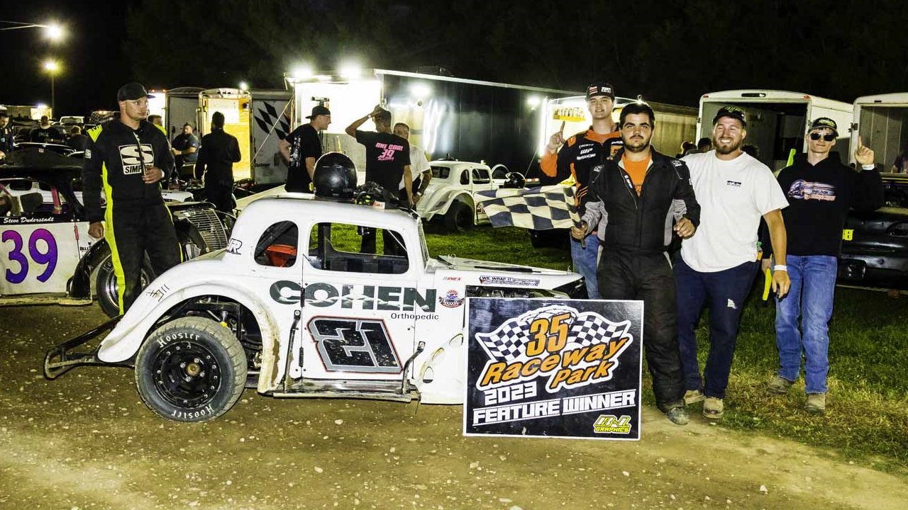 Nick Obryant Wins Season Opener at 35 Raceway Park Sunday - Legends Nation
