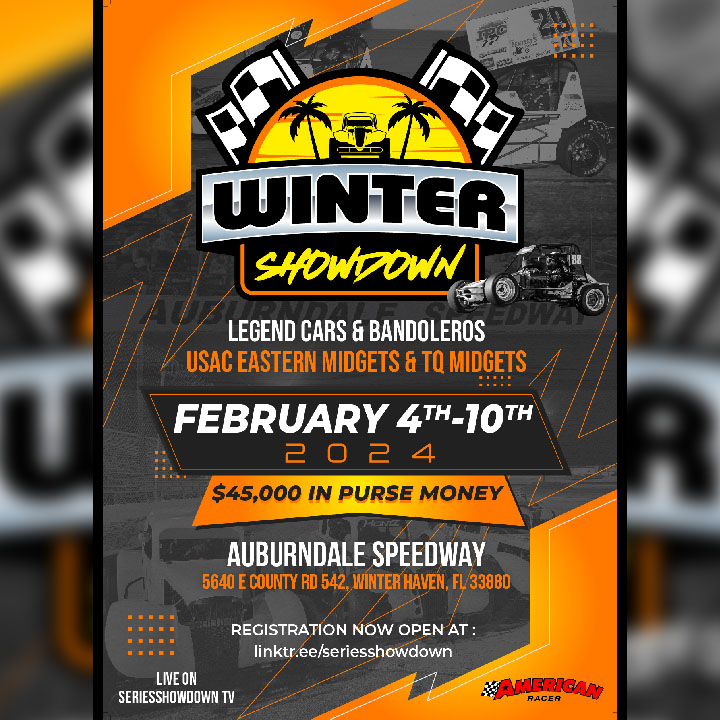 2024 Winter Showdown at Auburndale Speedway, February 4 10 Legends