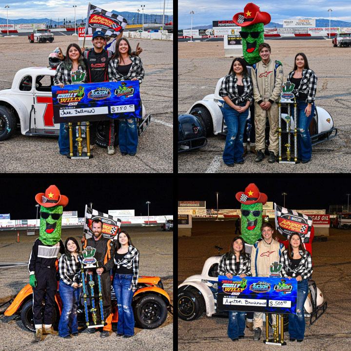 Brockhouse, Bollman, and Mayhew Winners in Chilly Willy Saturday Racing
