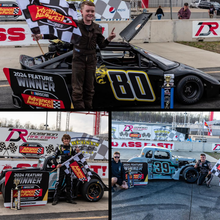 Nichols, Weddell, and Staten Win March 30 at Dominion Raceway - Legends ...