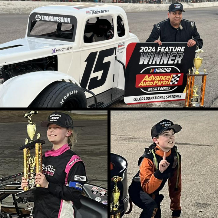 Medina, Stanley, and Fruge Win Saturday at Colorado National Speedway ...