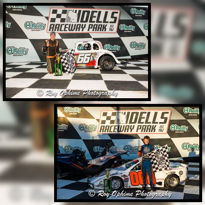 Swanson and Johnson Win Saturday at Dells Raceway Park Legends Nation