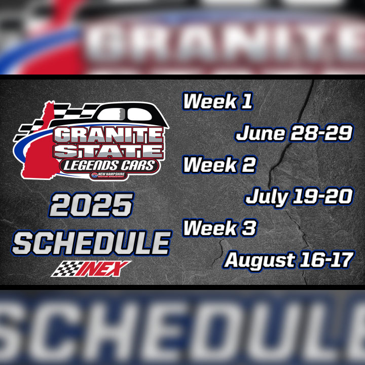 INEX Releases 2025 Granite State Legends Cars Road Course Series at