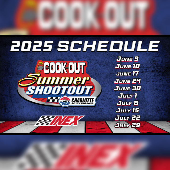 INEX Announces 2025 Charlotte Motor Speedway Summer Shootout Series