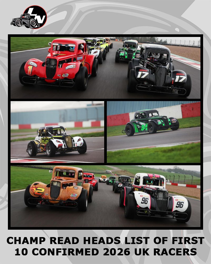 Champion Read Heads List of First 10 Confirmed 2026 Legend Racers